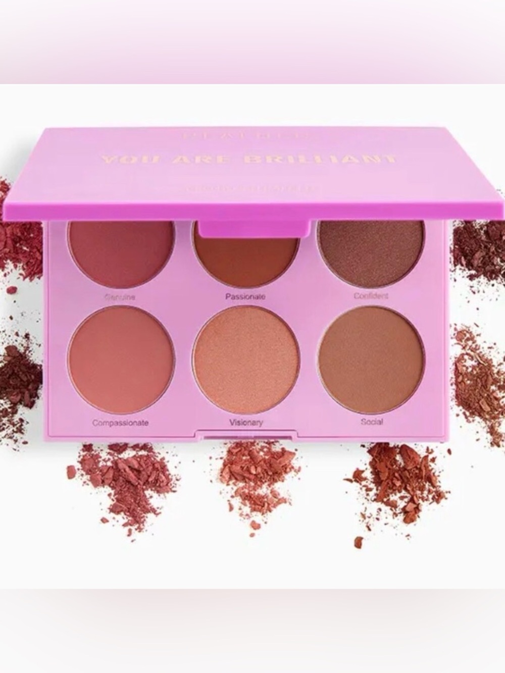 SOLD OUT! NIB REALHER You Are Brilliant Pro Blush Palette ~ 6 Shades